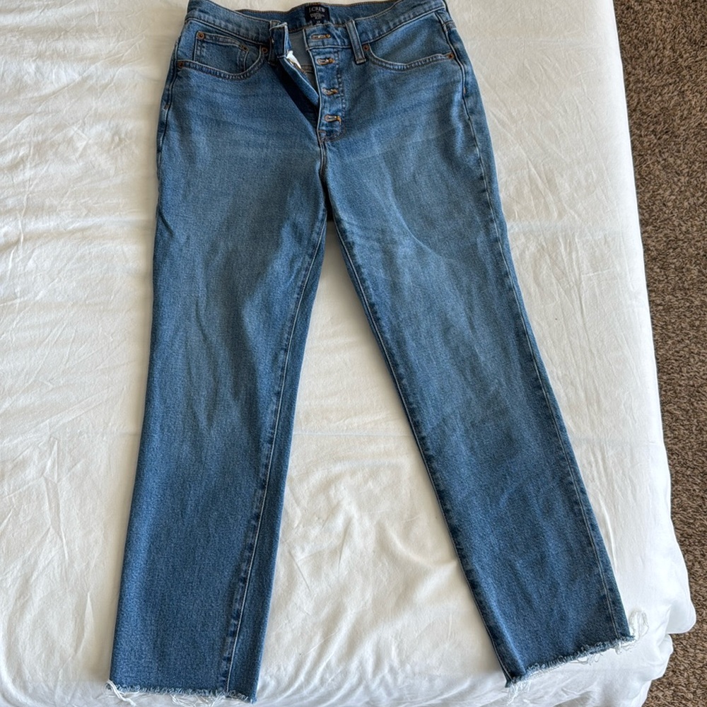 J Crew Button Fly Essential Straight